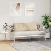 Poduszka na plecy Kremowy 140 x 50 cm Tkanina mikrofibrowa