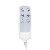 Fotel kosmetyczny elektr. Lux biały 100708