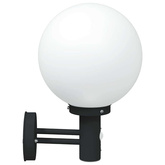 Zewnętrzna lampa ścienna 2 pcs Czarny 28 x 25 x 38 cm