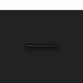 vidaXL Szafka pod TV, czarna, 150x36x30 cm, materiał drewnopochodny