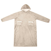 Bluza-koc Beżowy M Fleece i Flanela
