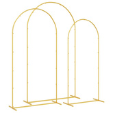 Łuk Ślubny 3 pcs złoty Stal