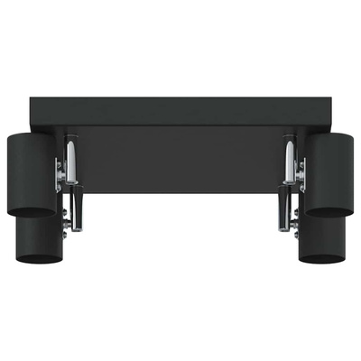 Reflektor sufitowy Czarny 26,5 x 26 x 11,5 cm Metal