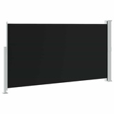 Wysuwana markiza boczna na taras, 170 x 300 cm, czarna