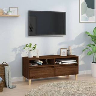 vidaXL Szafka pod TV, brązowy dąb, 100x34,5x44,5 cm