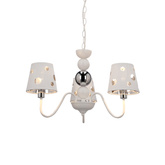 Żyrandol biały lampa wisząca 3xE14 Batley Ledea 50203109