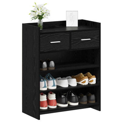 Szafka na buty Czarny dąb 73,5 x 36 x 92 cm Drewno inżynieryjne