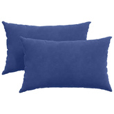 Poduszki na sofę 2 pcs Niebieski policyjny 50 x 30 cm