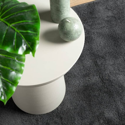 vidaXL Dywan OVIEDO z krótkim włosiem, antracytowy, 80x150 cm