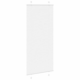 Roleta plisowana biała 85x200 cm Szerokość tkaniny 84,4 cm
