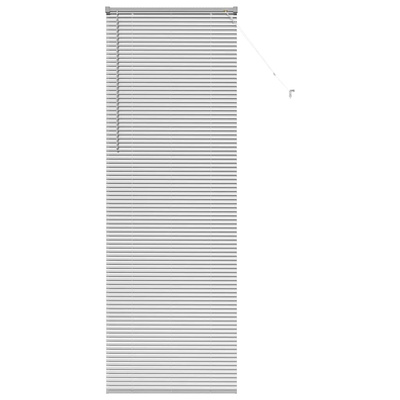 Żaluzje weneckie Srebrny 220 x 75 cm Aluminium