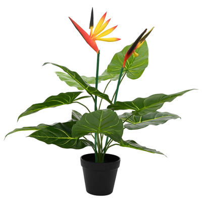 Sztuczna roślina Strelitzia zielony 65 x 13 x 55 cm