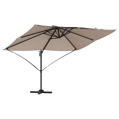 Parasol plażowy Ciemnoszary 351 x 250 x 260 cm
