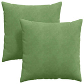 Poduszki na sofę 2 pcs jasnozielony 80 x 80 cm