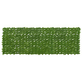 Parawan balkonowy z liśćmi Zielony i Żółty 300 x 100 cm