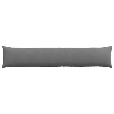 Poduszki na sofę 2 pcs Ciemnoszary 200 x 40 cm tkanina