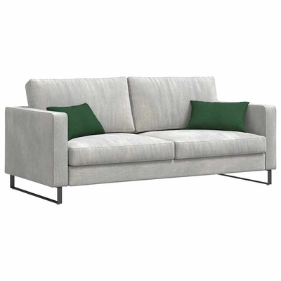 Poduszki na sofę 2 pcs Ciemna zieleń 50 x 30 cm