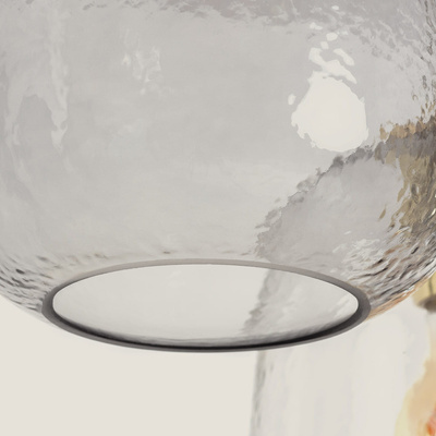 Lampa Wiszącza 3 szkalne tuby E27 Abruzzo Claro