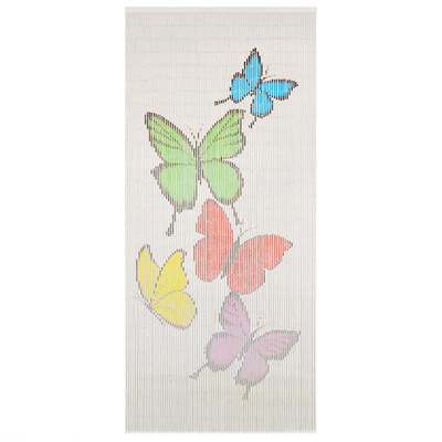 Zasłona na drzwi, bambus, 90 x 200 cm