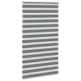 Roleta zebra, ciemnoszara, szerokość tkaniny 120,9cm, poliester