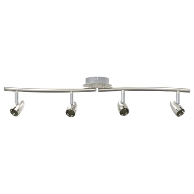 Reflektor sufitowy Nikiel 61 x 10 x 12,5 cm Metal