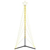Choinka LED 363 diody LED Ciepła biel 182 cm