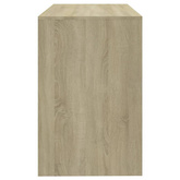 vidaXL Biurko, dąb sonoma, 101x50x76,5 cm, materiał drewnopochodny