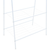 Wieszak na ubrania, 59 x 35 x 150 cm, biały