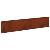 Krawężnik do trawnika 10 szt. 100 x 22 cm Stal Rdzawy