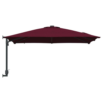 Parasolka ogrodowa Bordeaux Czerwony 248,5 x 247,5 x 160 cm
