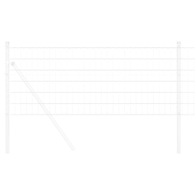 Ogrodzenie Euro 0,4 x 10 m Żelazo pokryte PVC