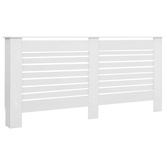 Osłona na kaloryfer, biała, 172x19x81,5 cm, MDF