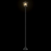 Zestaw Lamp Post with LED Bulb 2 szt. Czarny 16 x 16 x 156 cm