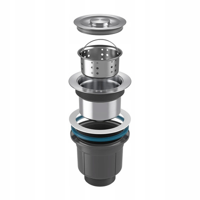 Zlewozmywak stalowy podwieszany VIVI inox