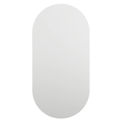 vidaXL Lustro z lampami LED, 60x30 cm, szklane, owalne