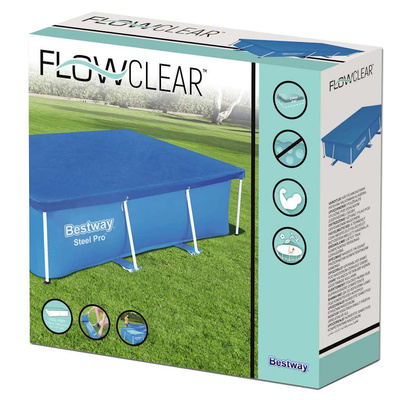Bestway Pokrywa na basen Flowclear, 259 x 170 cm