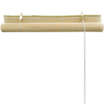 vidaXL Roleta bambusowa, 100x220 cm, naturalna