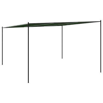 Altana 4 x 3,98 x 2,67 m zielony Poliester i Stal