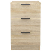 Szafki nocne, 2 szt., dąb sonoma, 40x36x65 cm