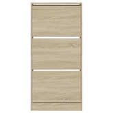 Szafka na buty, dąb sonoma, 60x21x125,5 cm