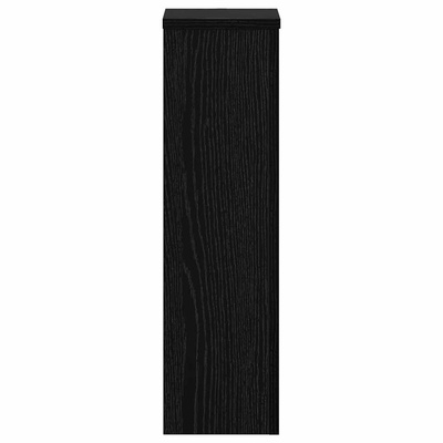 Stojak na rośliny 2 pcs Czarny Dąb 17 x 17 x 60 cm