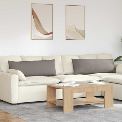 Poduszki na sofę 2 pcs Ciemnoszary 120 x 40 cm tkanina