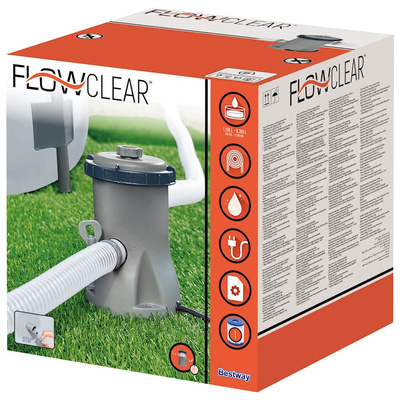 Bestway Pompa filtracyjna Flowclear do basenu, 330 gal