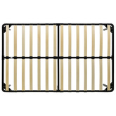 Rama łóżka, czarna, metalowa, 120 x 200 cm