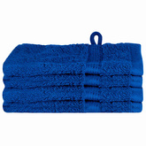 Ręcznik Gościnny SOLUND 4 szt. Niebieski 15 x 21 cm 550 gsm
