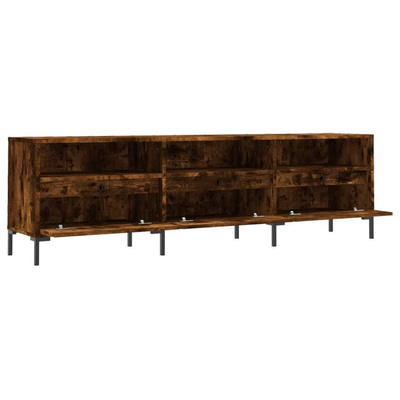 Szafka pod TV, przydymiony dąb, 150x30x44,5 cm vidaXL