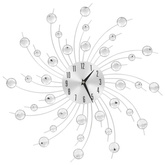 vidaXL Zegar ścienny z mechanizmem kwarcowym, nowoczesny design, 50 cm