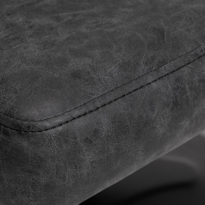Gabbiano fotel fryzjerski Katania Loft Old Leather czarny 147876