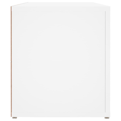 vidaXL Szafka pod TV, biała, 100x31,5x35 cm, materiał drewnopochodny