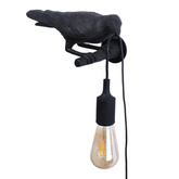 Kinkiet z Żywicy Kruk Abruzzo Corvo E27